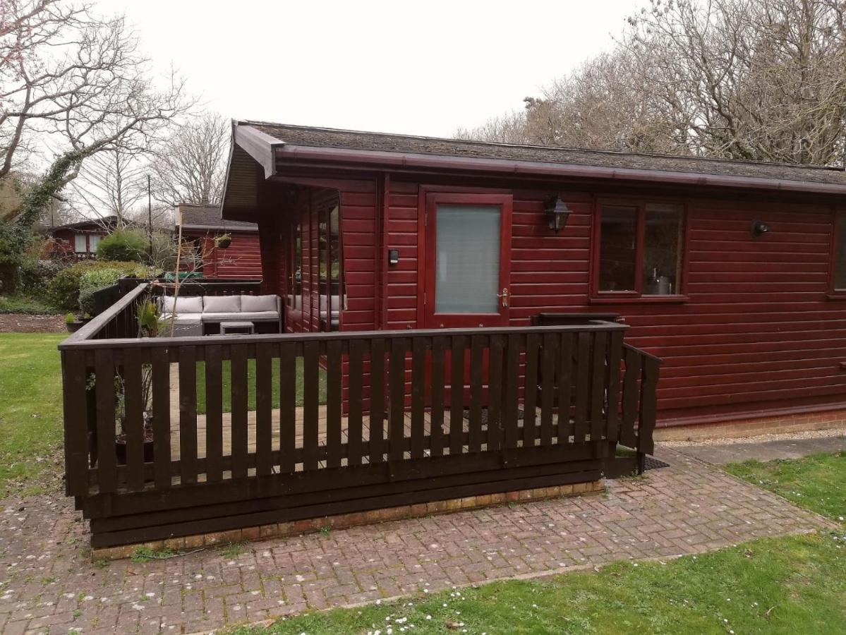 Wooden Forest Lodge By The Sea Milford on Sea Exterior foto